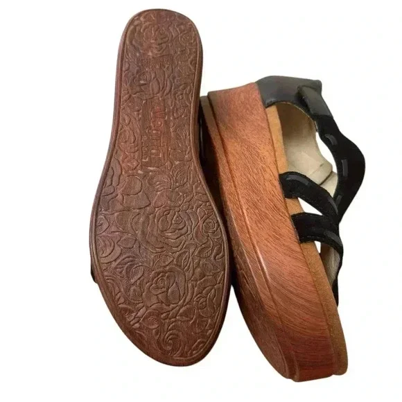 Alegria Women's Tova Black Platform Sandal US 9 EUC light weight - Picture 10 of 15